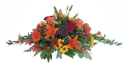 Fall-tacular Centerpiece from Lagana Florist in Middletown, CT