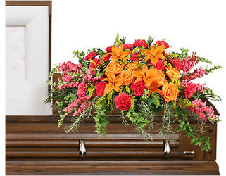 Triumphant Tribute Casket Spray from Lagana Florist in Middletown, CT