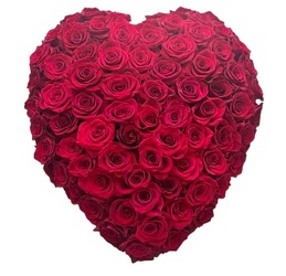 Heart Full of Red Roses  from Lagana Florist in Middletown, CT