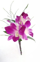 Purple Dendrobium Boutonniere from Lagana Florist in Middletown, CT