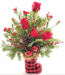 Plaid Christmas from Lagana Florist in Middletown, CT