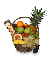 Fruit and Gourmet Basket from Lagana Florist in Middletown, CT