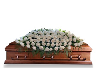 Rose Abundance Casket Spray from Lagana Florist in Middletown, CT