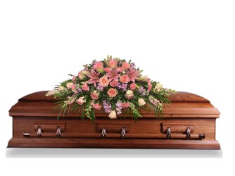 Rest Sweetly Casket Spray from Lagana Florist in Middletown, CT