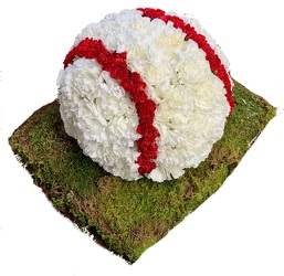 Baseball Tribute from Lagana Florist in Middletown, CT