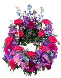 A Jewel to Remember Urn Wreath from Lagana Florist in Middletown, CT