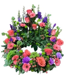 Bittersweet Twilight Urn Wreath from Lagana Florist in Middletown, CT