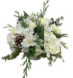 Winter Whites from Lagana Florist in Middletown, CT