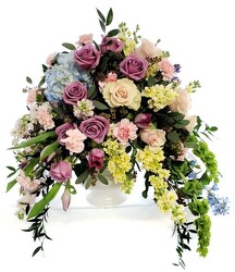 Crescent Urn Arrangement from Lagana Florist in Middletown, CT