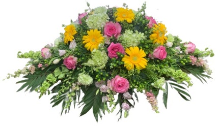 Spring Angel Casket Spray from Lagana Florist in Middletown, CT
