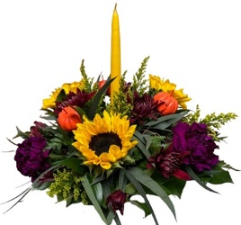 Fall is My Favorite Color Centerpiece from Lagana Florist in Middletown, CT