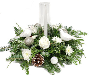 Turtle Dove Candlelight from Lagana Florist in Middletown, CT