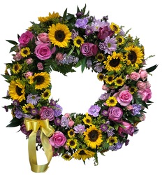 Spring Meadow Wreath from Lagana Florist in Middletown, CT
