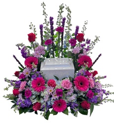 A Jewel to Remember Urn Wreath from Lagana Florist in Middletown, CT