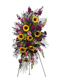 Spring Meadow Standing Spray from Lagana Florist in Middletown, CT