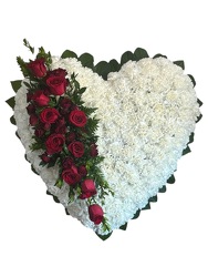 White Heart Break from Lagana Florist in Middletown, CT