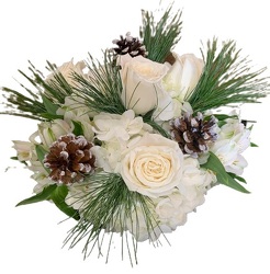 Winter Whites from Lagana Florist in Middletown, CT