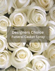 Designers Choice Funeral Casket Spray from Lagana Florist in Middletown, CT