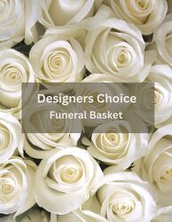 Designers Choice Funeral Basket from Lagana Florist in Middletown, CT