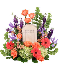 Bittersweet Twilight Urn Wreath from Lagana Florist in Middletown, CT