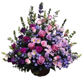 Graceful Lavender Basket from Lagana Florist in Middletown, CT